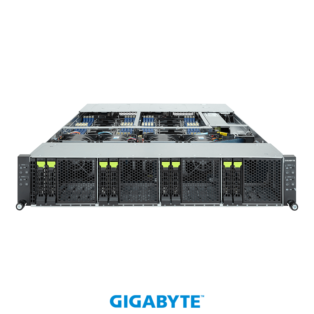 Gigabyte server H263-S64_rev.AAW1 front view