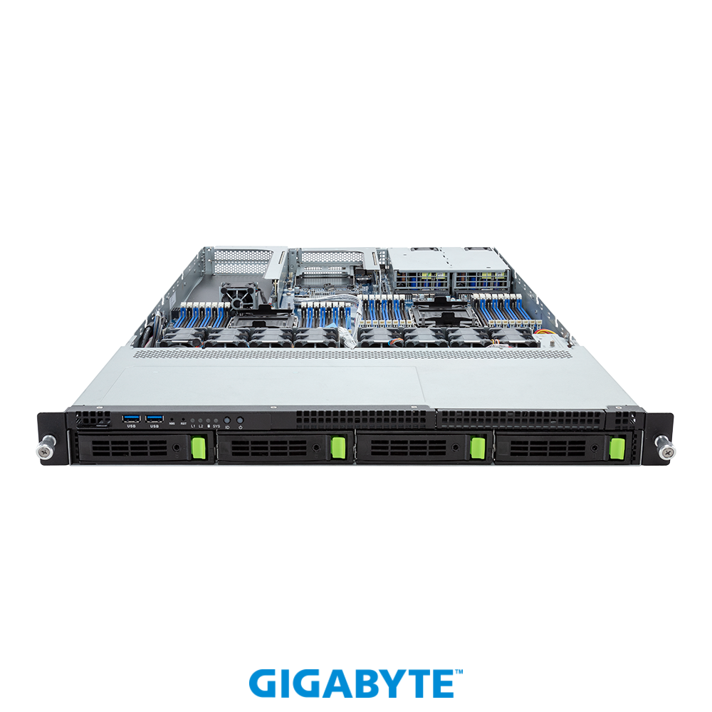 Gigabyte server R183-SF0_rev.AAJ1 front view
